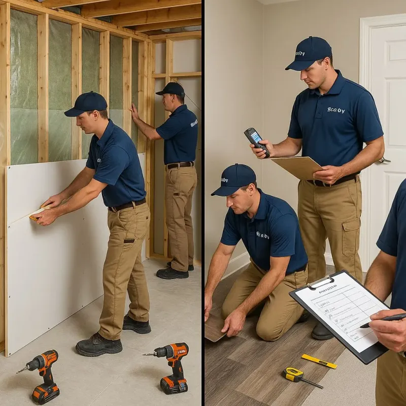 Repairs and Reconstruction process in Swarthmore, PA